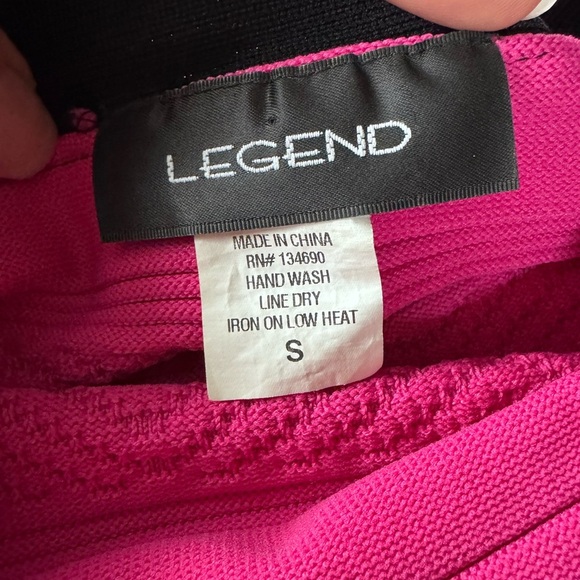 Pink Ribbed Mini Halter Dress - Picture 3 of 3